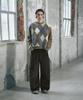 GLW Soft Argyle Knit Brown