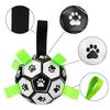 Interactive Dog Soccer Toy with A Grip Ring Durable Water Ball for Dogs Dog Chasing and Playing Toy Without Battery