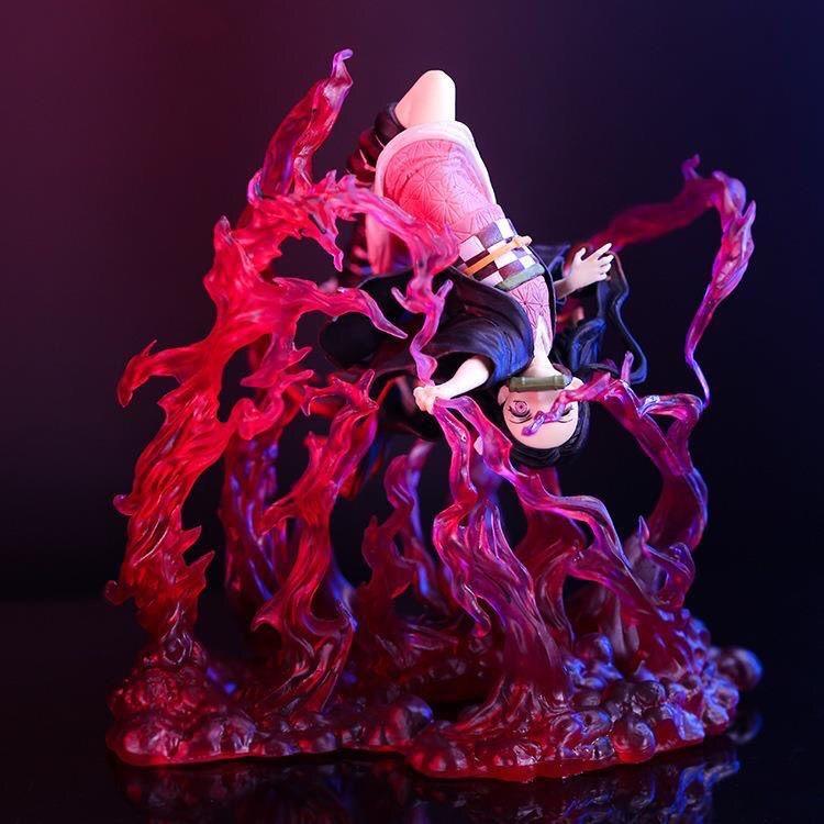 

Action Anime Figure Demon Slayer Gk Kochou Shinobu Kamado Nezuko 1/6 Resonance Statue Desktop Ornament Toy Collectible Kid Gifts