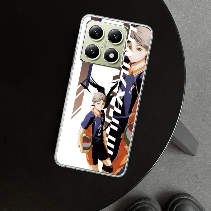 Anime Haikyuu School Volleyball Phone Case Cover for Xiaomi Redmi Note 15 14 13 12 11 Pro Plus 14S 12S 11S 11T 11E 10S 10 Custom