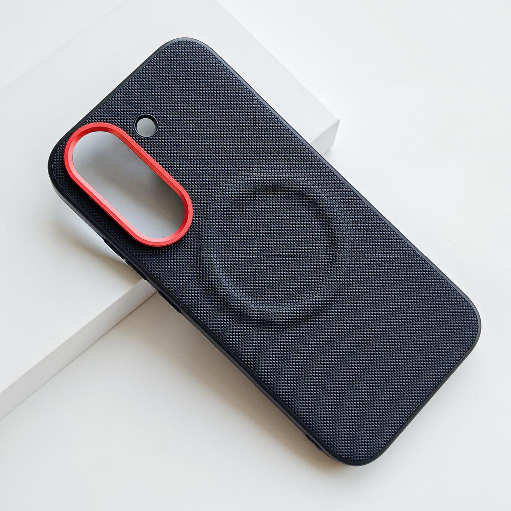 For POCO X8 Pro Max Redmi Turbo 5 Max PU Leather Skin Friendly Contrast Color Keys Lens Frame Protective Back Case Cover