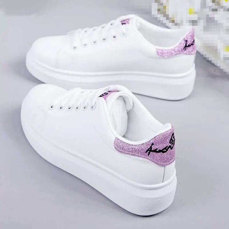 22 Spring New Breathable Spring and Autumn Board Shoes Student Leather Flat-soled Sports Trendy Shoes