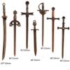 7 Pieces Alloy Swords Knife Charms, Mini Antique Sword Pendants, Charms for Necklace, Jewelry