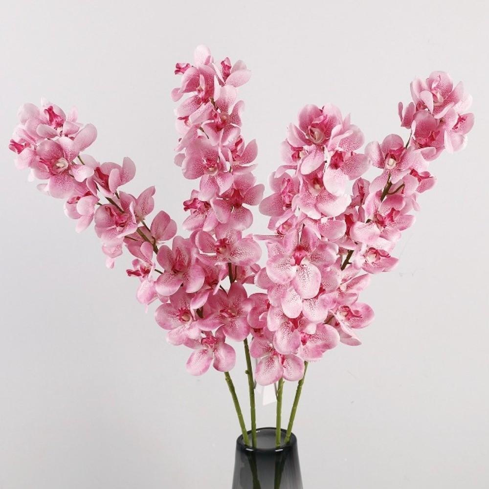 Handmade Artificial Vanda Orchid Flower Butterfly Orchid Fake Flower Branch  Wedding Party Favors