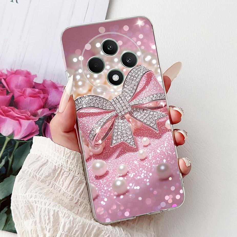 For Oppo Reno 12F 5G Case Reno12 FS CPH2637 Colorful Flowers Painted Cover Soft Silicone Case For Oppo Reno12 F 4G Reno12F Shell
