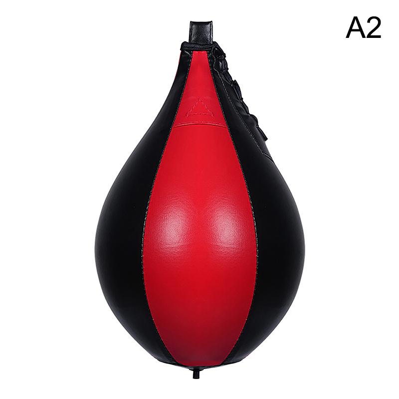 Boxing Punching Ball Leather Training Hangings Swivel Speedball Exercise Fitness Balls Home Sports Gym Speed Bag Bounce