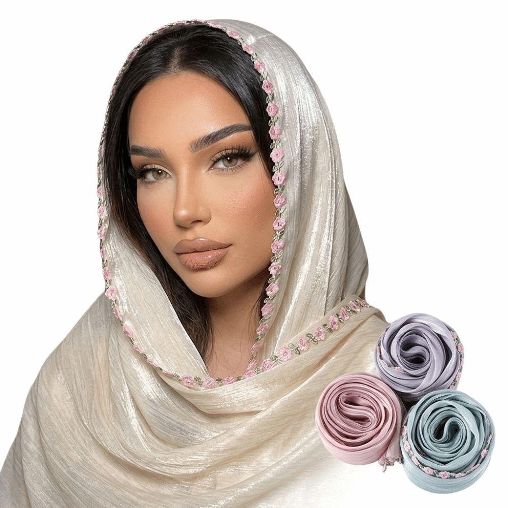Sheer Women’s Headscarf Lightweight Modest Wrap Soft Sheer Veil Formal Events