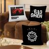 1Pc Bad Omen Cartoon Character Pillow Case Fashion Square Pillowcase Bedroom Sofa Room Ins Decoration Leisure
