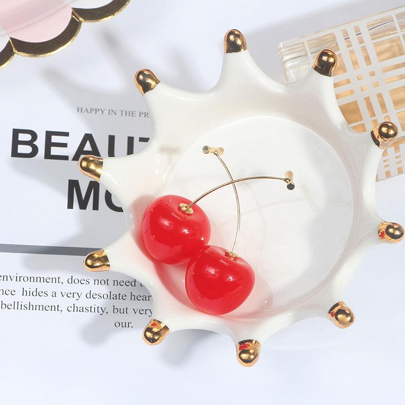 Japanese Korean Cute Cherry Fruit Earrings Studs & Dangles