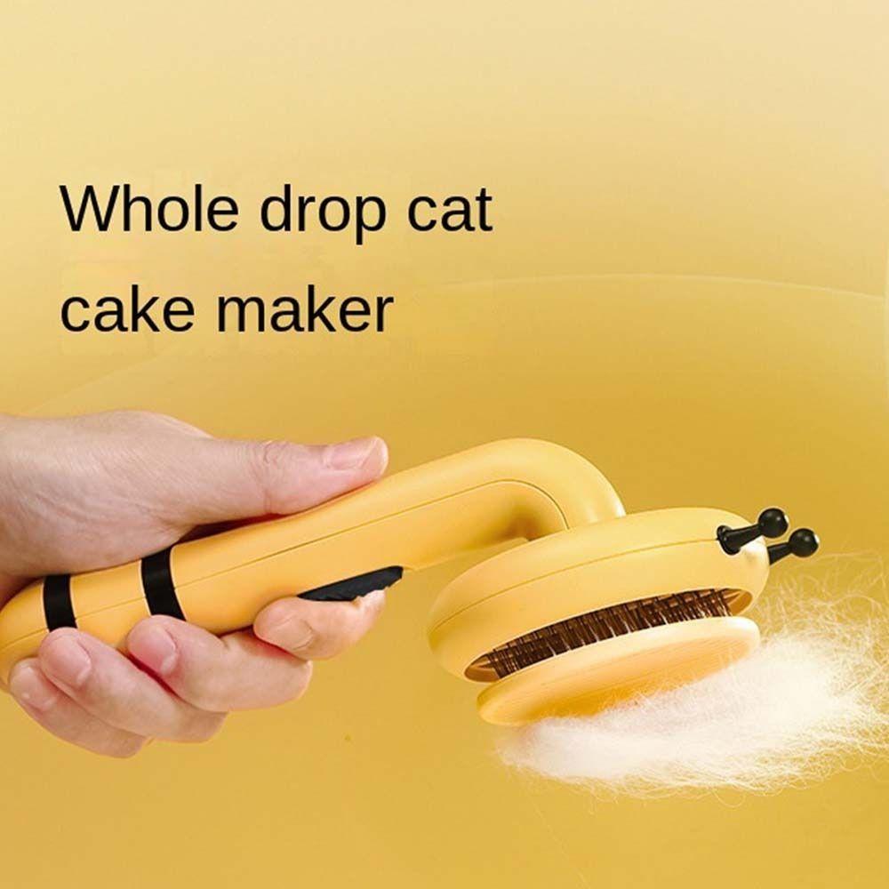 Efficient Little Bee Shaped Pet Grooming Slicker - Gentle On Your Pet's Skin, Eliminate Loose Fur and Promote Healthy Coat!
