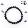Natural Ruby Silver 925 Fish Bracelet 6mm Chandelier Bracelet Anniversary Gift Friendship Bracelet Unisex Men's Bracelet