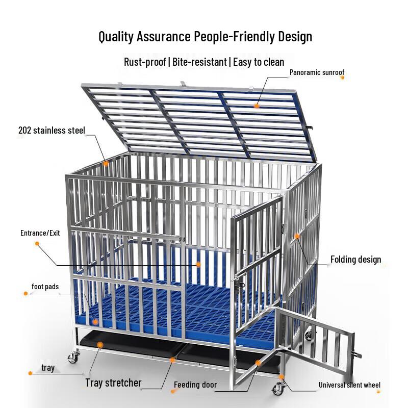 Heavy-Duty Folding Stainless Steel Multi-Purpose Cage