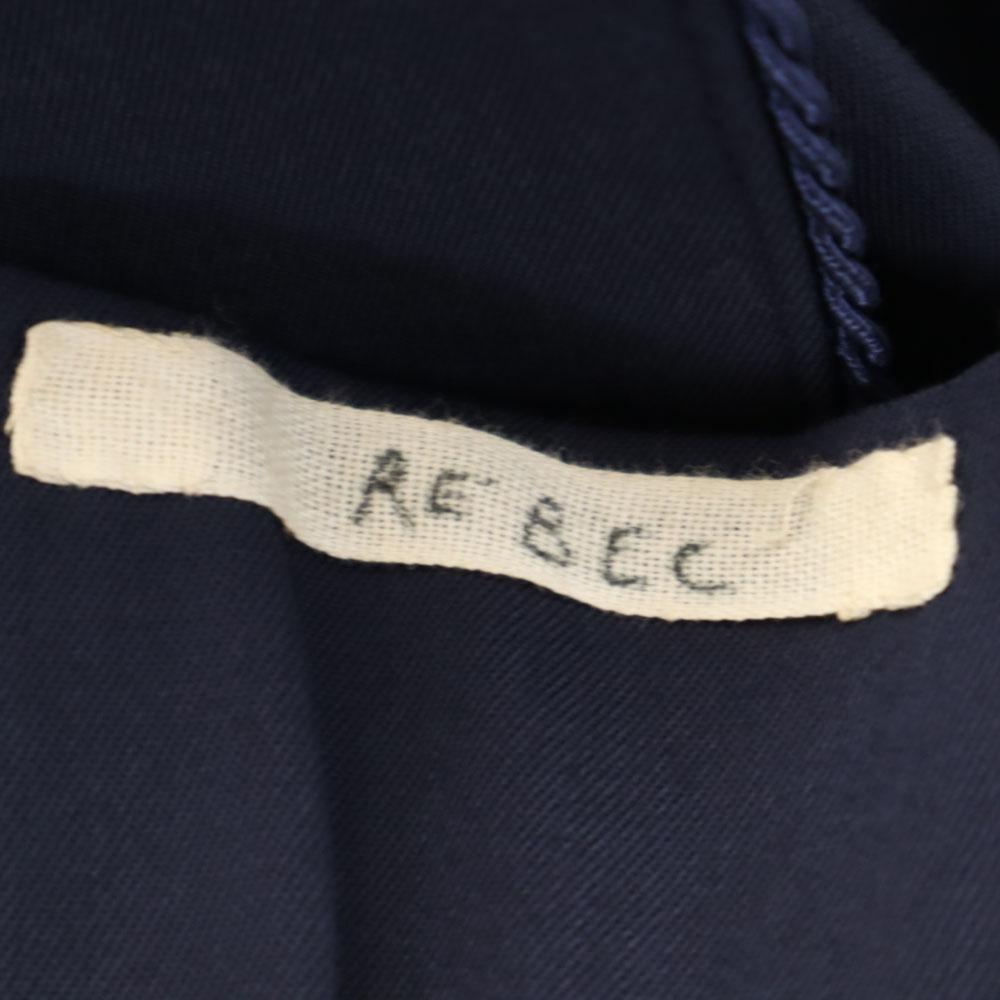 CELINE wool Long sleeve Gown coat Navy system Women Used