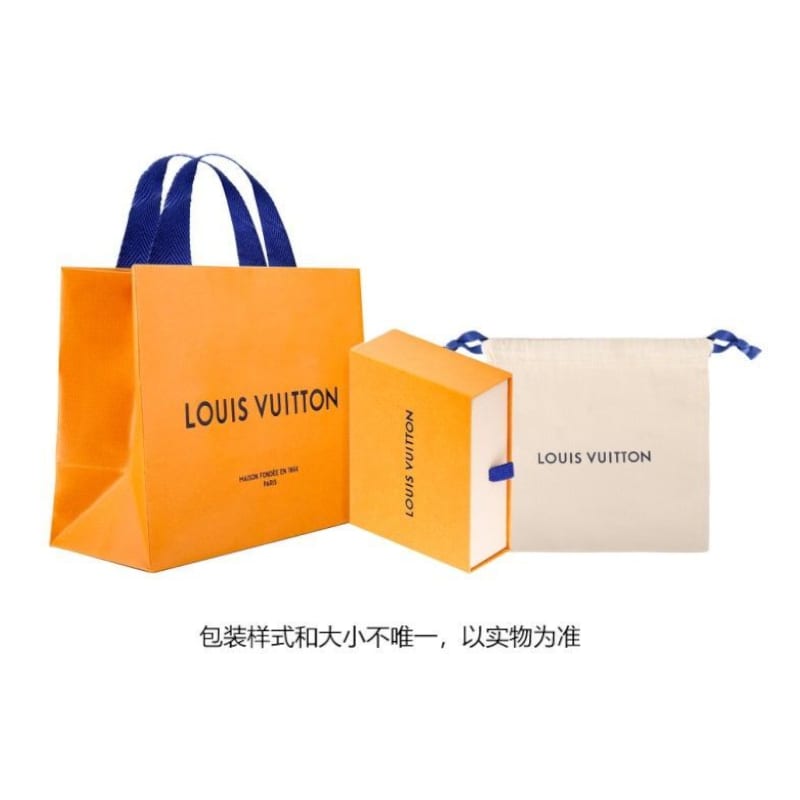 LOUIS VUITTON Enamel Necklaces Women's Gold/Black M04452