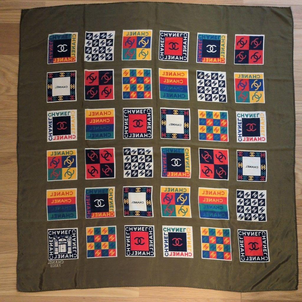 Used Chanel Scarf Vintage