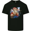 Guitar Santa Funny Christmas Rock N Roll Kids T-Shirt Childrens