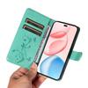 For Honor 400 Pro 5G (Global) PU Leather Cases Flower Pattern Wallet Stand Phone Cover with Strap