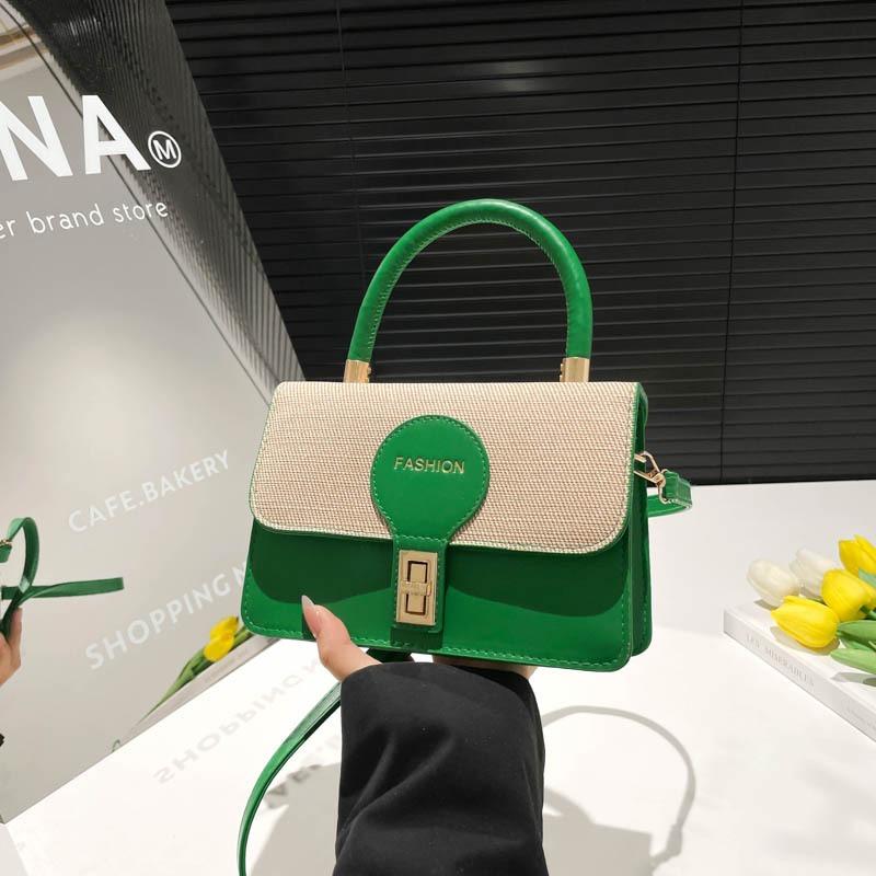 Summer New Retro Small Square Bag, High-end Light Luxury Daily Versatile Single Shoulder Oblique Span Bag, Classic Handbag