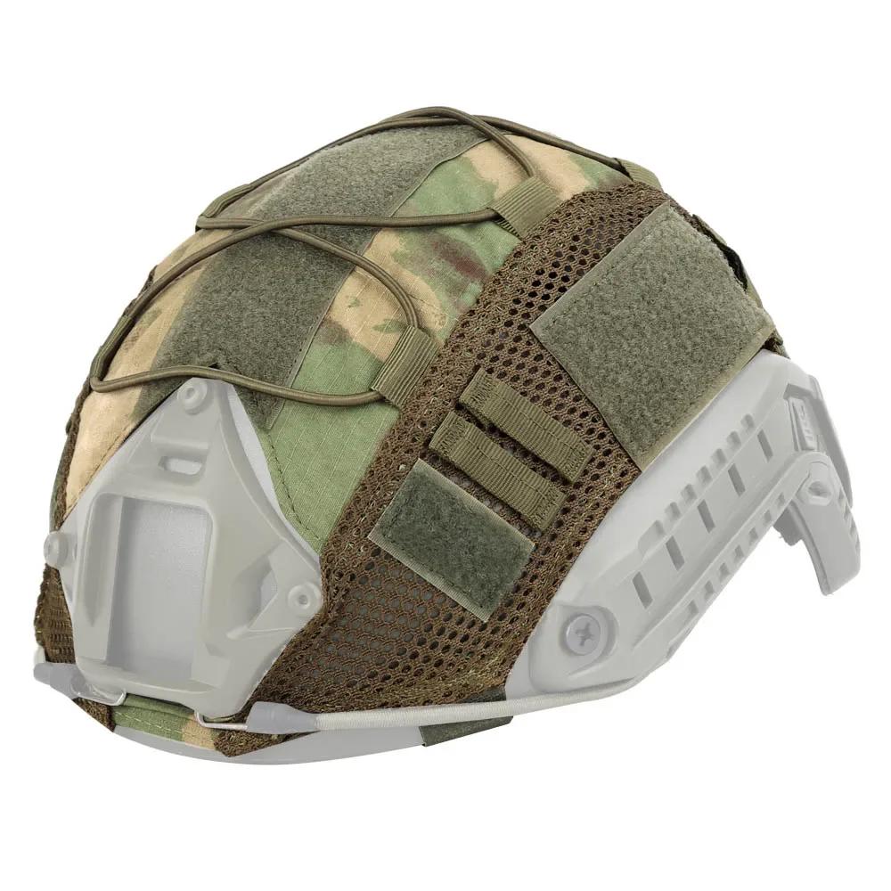 Tactical Helmet Cover with Elastic Cord for FAST Helmet Airsoft Paintball Wargame Gear CS MH PJ BJ Helmets Cover 15 Colors