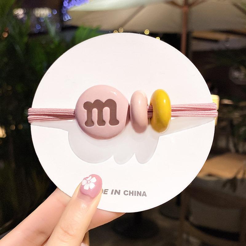 Korean Elegant Hair Rope Bracelet Scrunchie Women Elastic Hair Rubber Bands Accessories For Girls Tie Hair Ring Headdress Holder