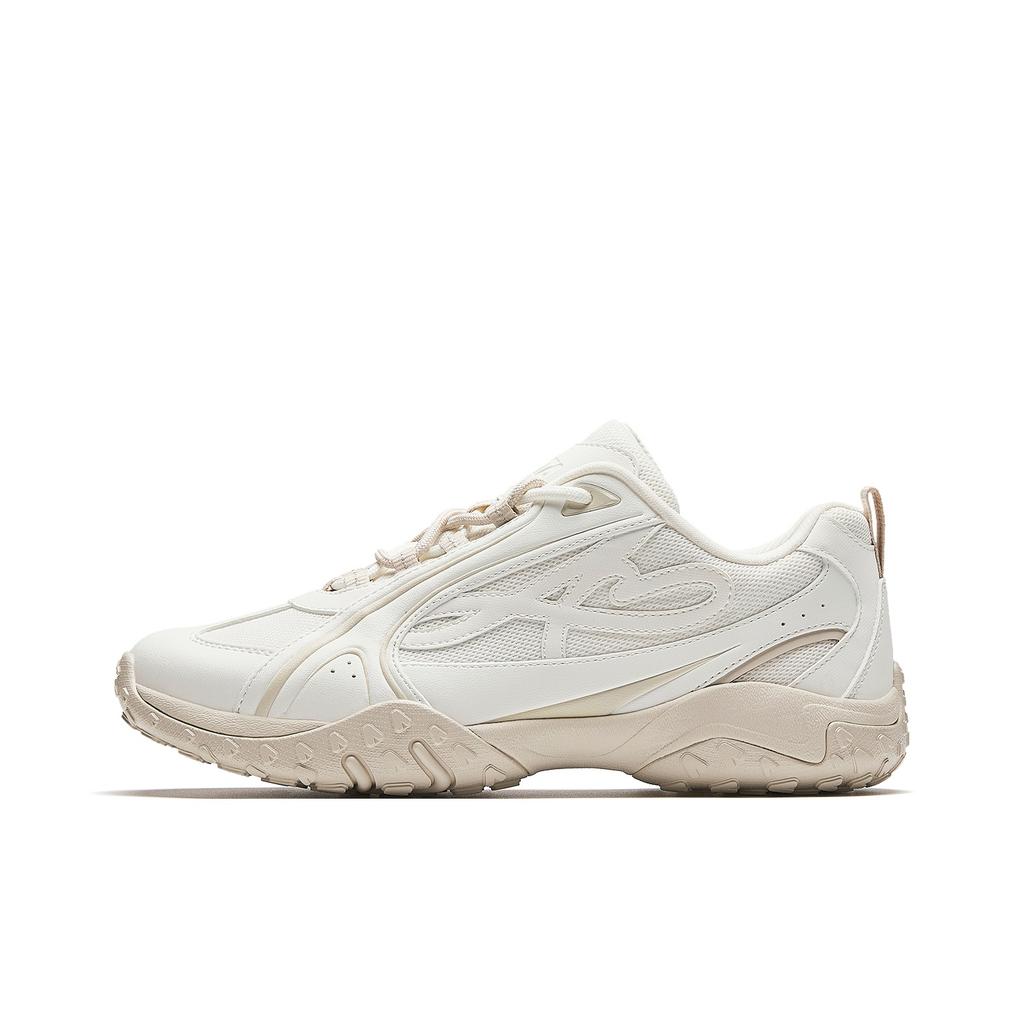 Anta Jump Ballet Style Lightweight Shoes With Detachable Laces Women Casual Shoes Light-Brown White 922618881-4