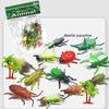 12PCS Farm Animal Mini Dinosaur Action Figure Mini Safari Animal Toys Rex Model Decoration Toys  Toy