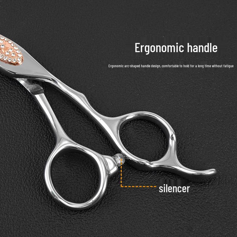 Premium Stainless Steel Hairdressing Scissors Set - Straight & Thinning Shears for Professional Salon Use