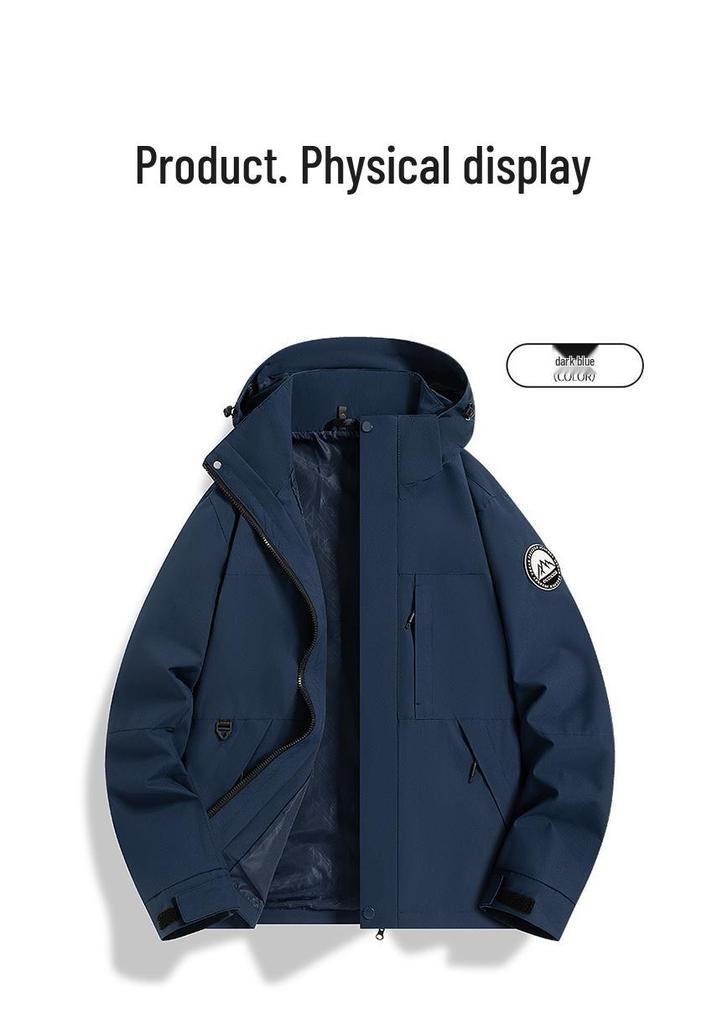 Outdoor Couple's Thin Windproof Trekking Jacket - Unisex Multi-Functional Spring/Autumn Mountain Climbing and Sun Protection Gear.