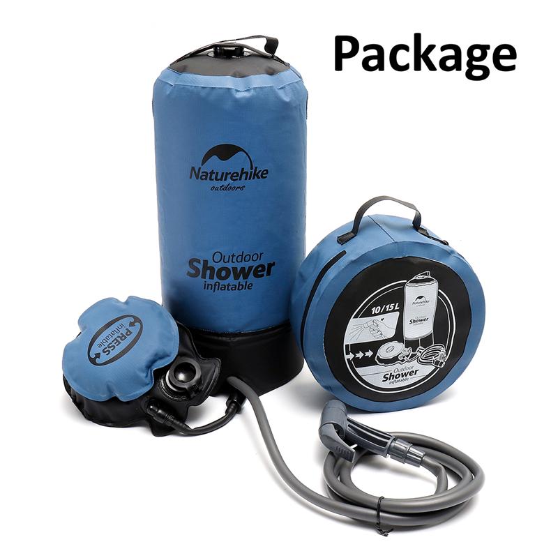 Outdoor Portable Pressure Water Bag Shower Inflatable Large Water Area Hydration