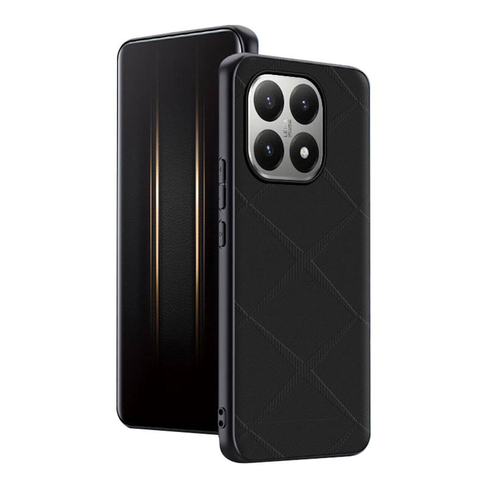 For Xiaomi 15T Case X-Patterned TPU PU Leather PC Anti-Drop Phone Cover