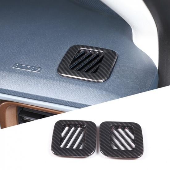 ABS Carbon Side Air Conditioner Outlet Vent Trim Cover For Ford Maverick -23