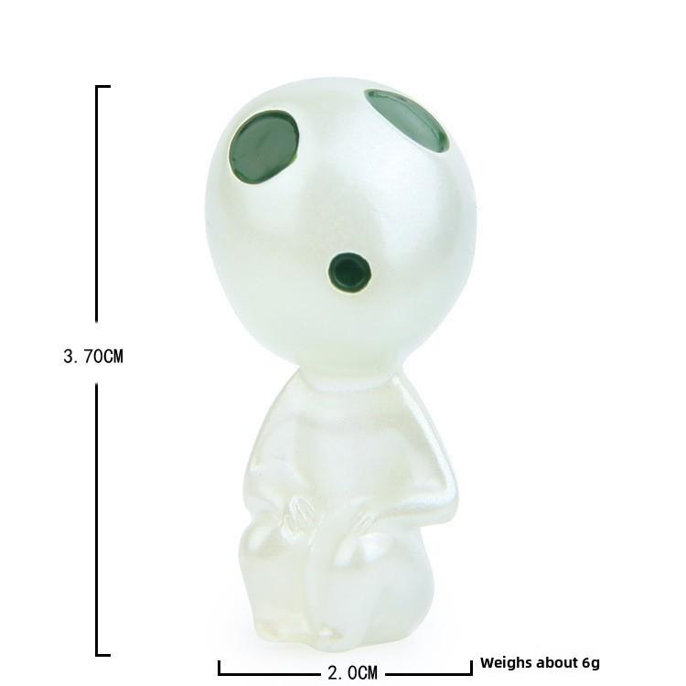Sitting Cute Cartoon Posture Standing Elf With Night Light Function Model Mini