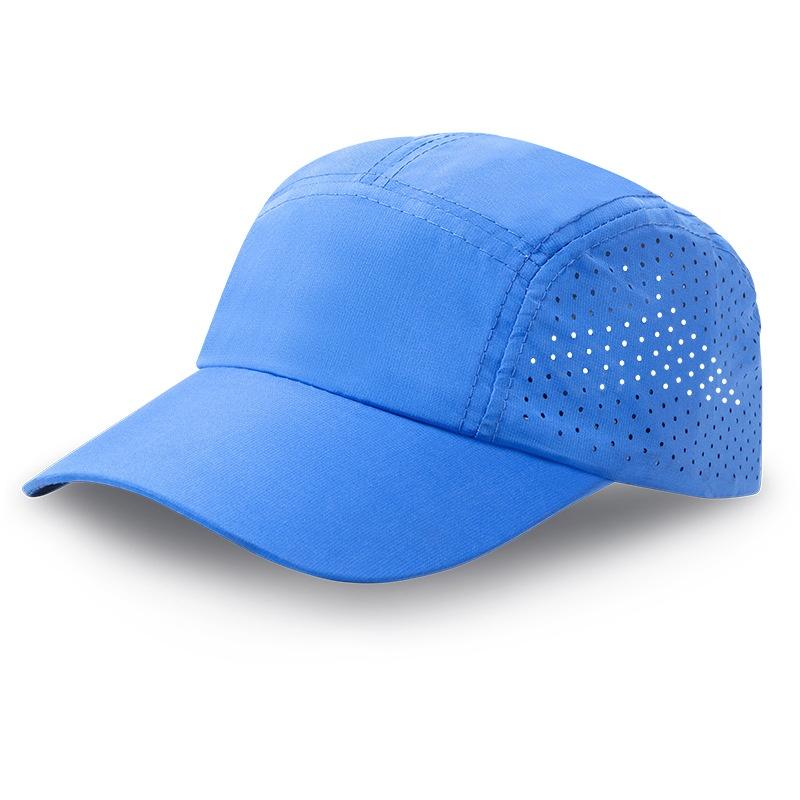 Casquette de Baseball Vintage pour la Course Perforée Séchage Rapide Respirante Imperméable Protection Solaire Chapeau d'Été Impression Bouffante Unisexe