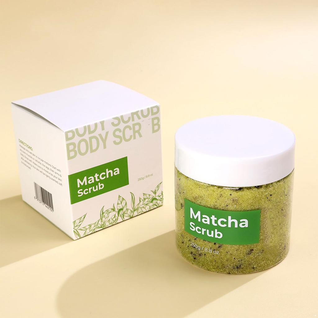 Smoothing Body Scrub – Turmeric, Coffee, Matcha, Brown Sugar & Salt Blend, Deeply Cleansing for Daily Skin Care