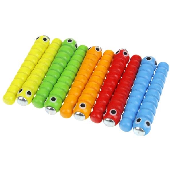 Wooden Game Catch the Bug Fishing - apple