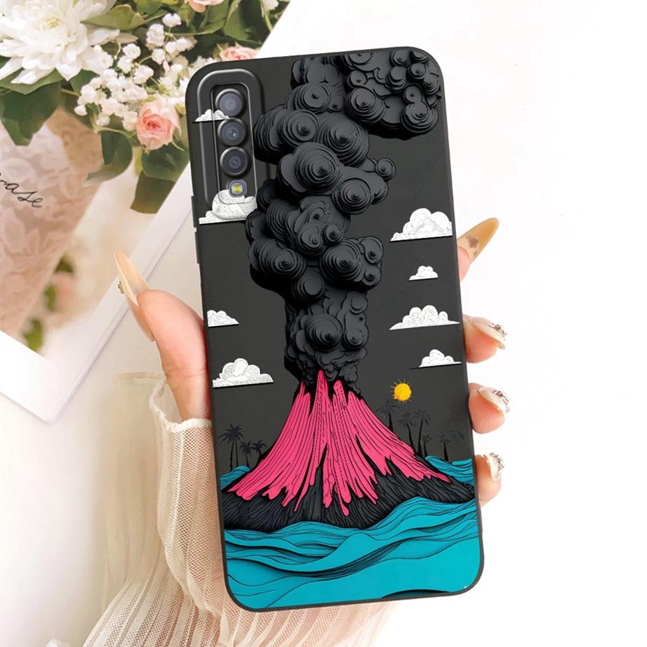 Handyhülle mit niedlichem Katzen- und Entenmotiv für Samsung Galaxy A7 2018 (SM-A750F) und Samsung A9 2018 (SM-A920F).