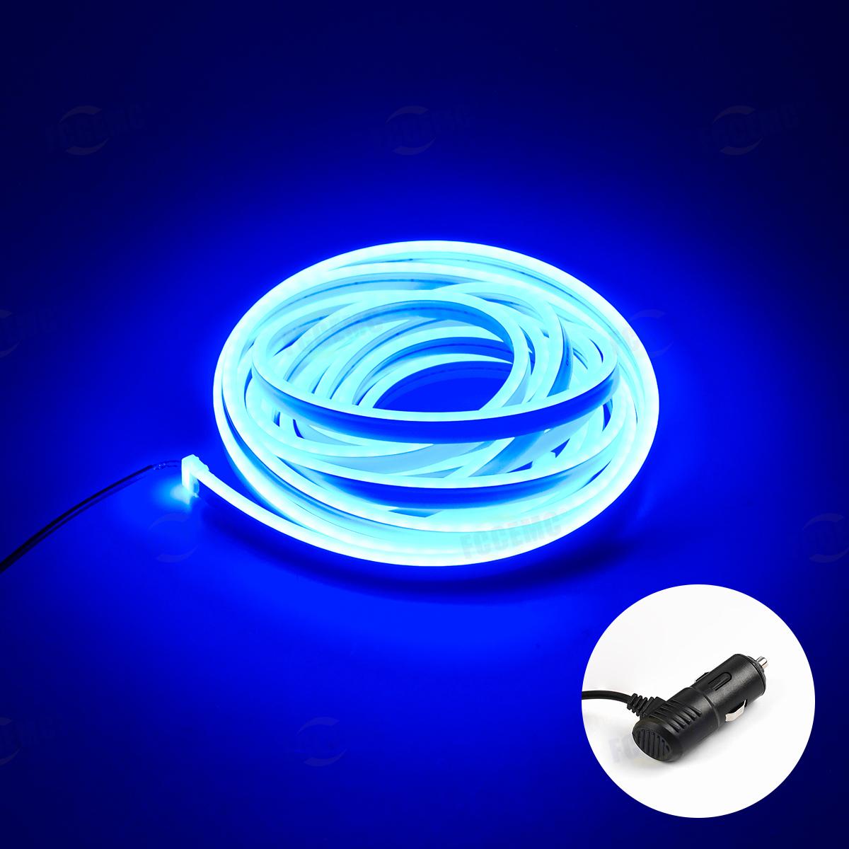 

12 В Автомобильный багажник Освещение Декоративное освещение Водонепроницаемый уличный пикник Освещение для автомобилей Магнитная индукция Автоматический выключатель 5 метров синий