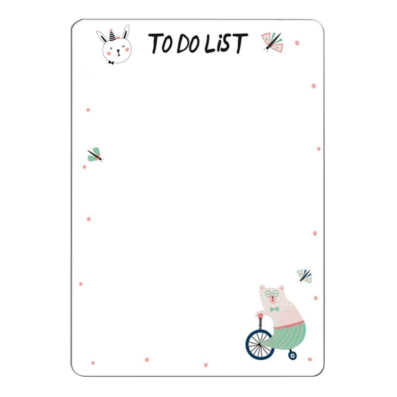 Magnetic A4 Refrigerator Message Sticker Flexible Fridge Drawing White Board Message Memo Reminder Planner