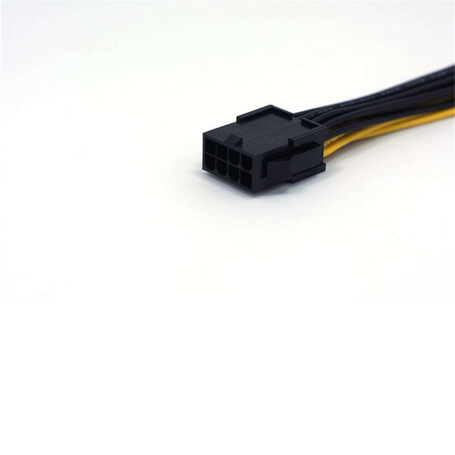 10Pcs 8 Pin to Dual 6 pin+2 pin Male PCI-E PCIE GPU Power Cable Splitter Adapter