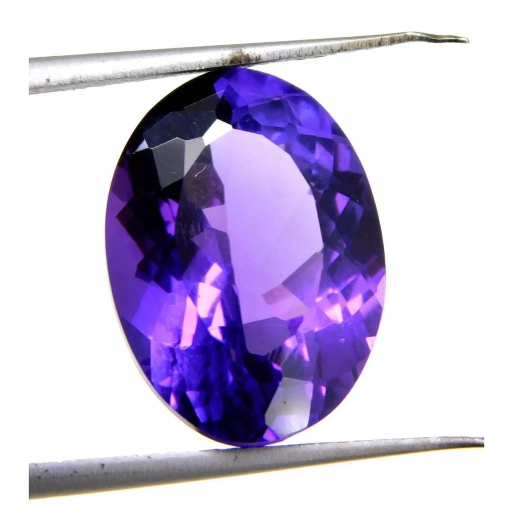 Certified Natural Purple Amethyst Oval Cut 9+ Ct Beautiful Loose Gemstone