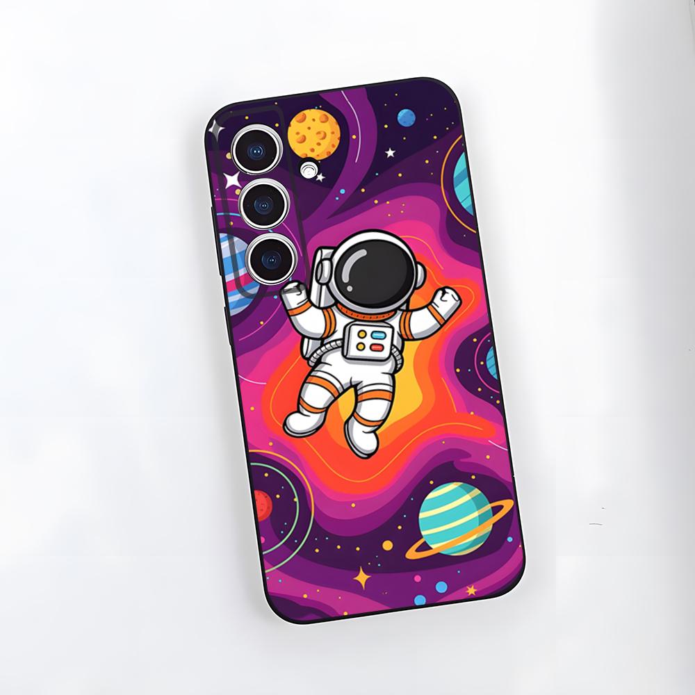 

Hello Astronaut Phone Case For Samsung A25 A13 A33 5G A54 A36 A35 A56 A52 A14 Shockproof Soft Cover Samsung A51