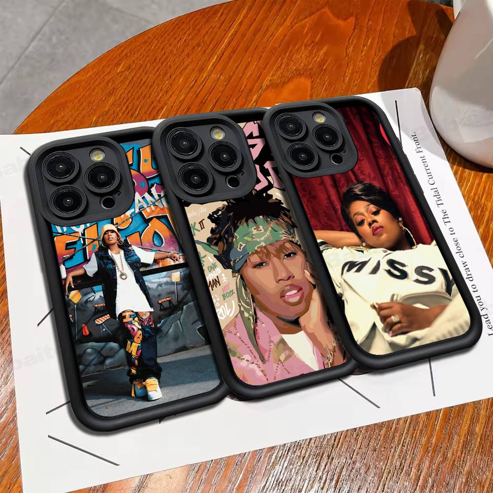 Rapper Missy E-Elliott For IPhone 17 15 13 12 11 14 Pro Max X XR XS 16 Plus Shockproof Candy Back Cover