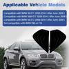 Pairs Rear Window Louvers Car Vent Side Window Louvers Vent for BMW X6 X6M E71 E72 2008-2014 Glossy Black/Carbon Fiber Black
