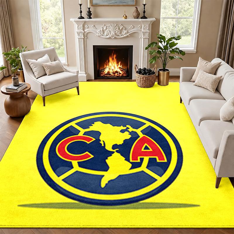 Club America Carpet Door Mat for Living Room or Bedroom Protective Mat Under Chair Office Decoration Christmas Gift Birthday Present