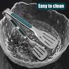 Stainless Steel Food Tongs Non-Slip Meat Salad Bread Serving Clip Barbecue Grill Buffet Clamp Cooking Tools Kitchen Accessories
