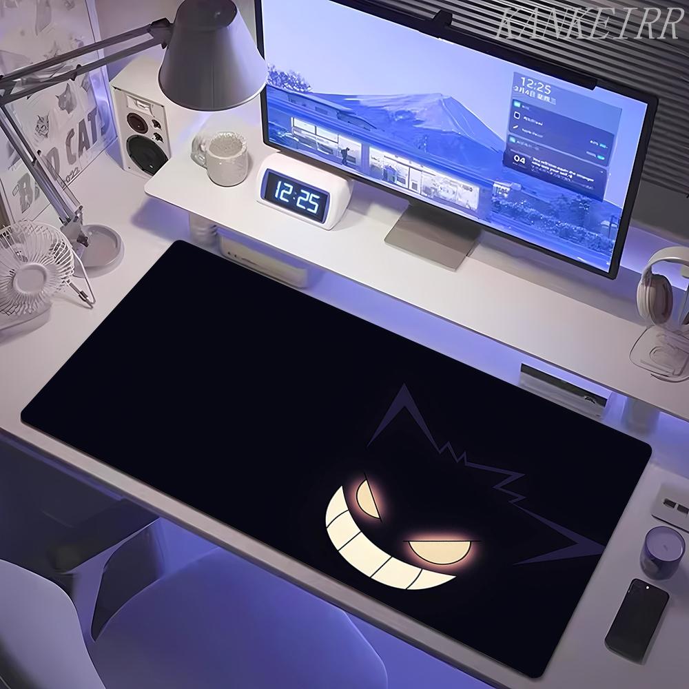 XXL Pokemon Japan Anime Purple Mouse Pad Gengar PC Cool Gamer Cabinet Keyboard Rug Extended Deskmat Laptop Kawaii Mousepad Gifts