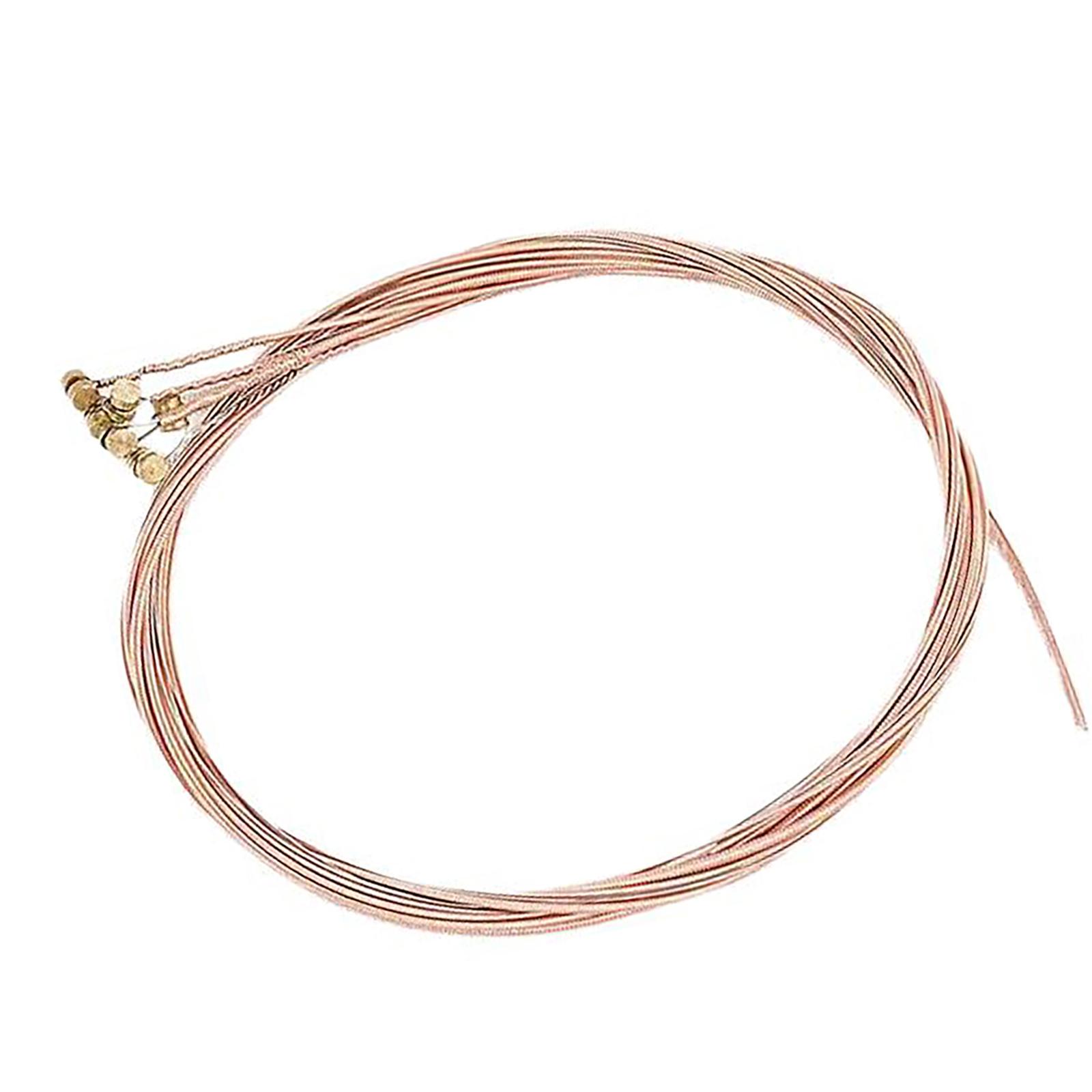 

6 шт. цветных сменных гитарных струн для акустической гитары, медные гитарные струны, набор для акустической гитары, фолк-гитары красный