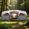 Two-Room Tent Foldable with Storage Bag Sturdy for Family