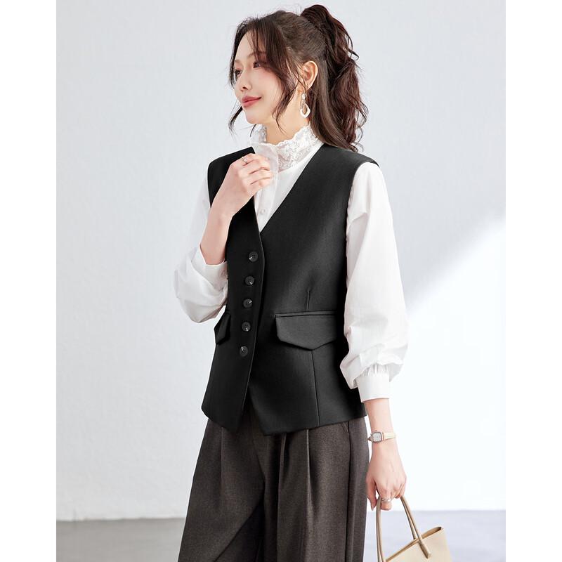 TERRE BLEUE Women's Short Suit Vest