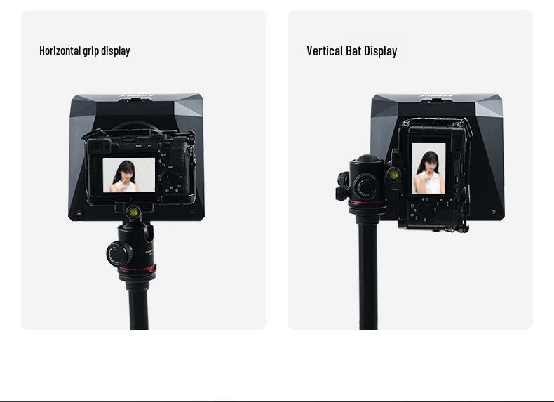 Ambitful Zhi Jie T1 Pro Foldable Teleprompter for Mobile Phones, Tablets, and Live Broadcasts